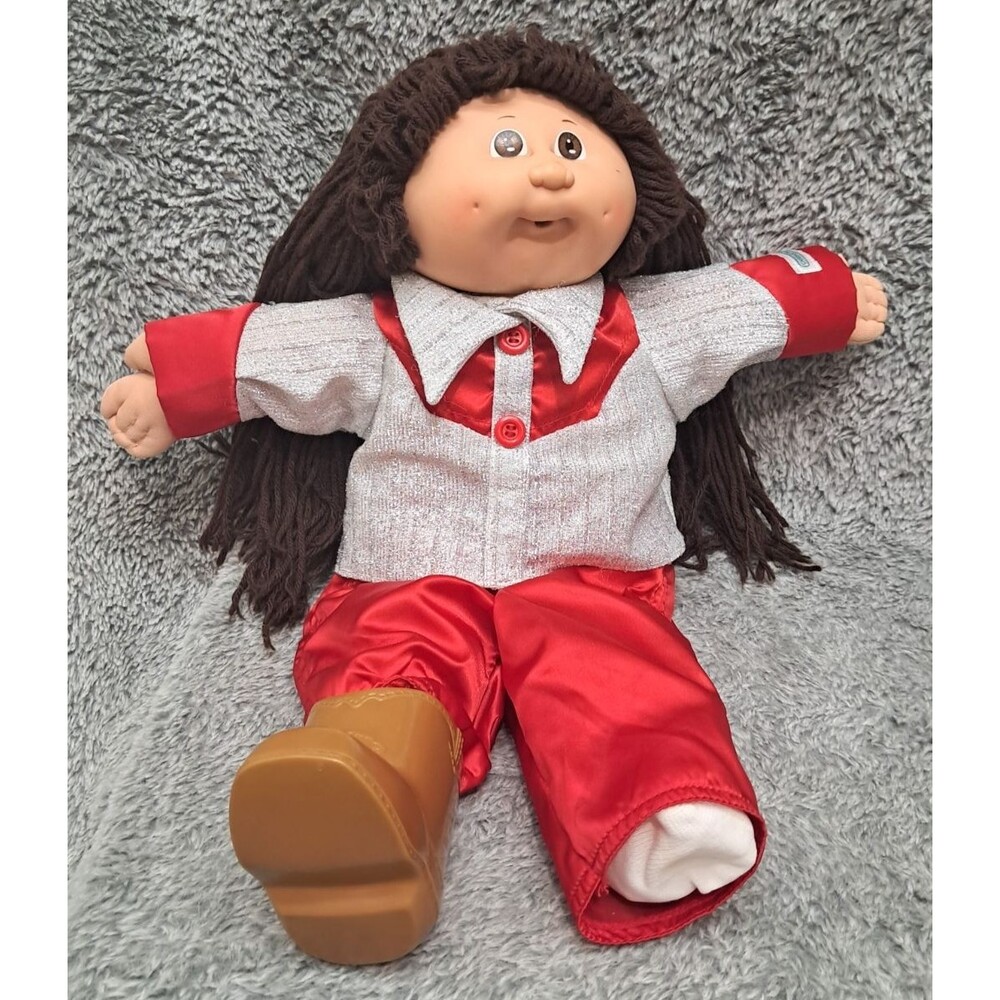 VTG Cabbage Patch Kids Doll Girl Brown Hair Brown Eyes 1982 Xavier Roberts 1978